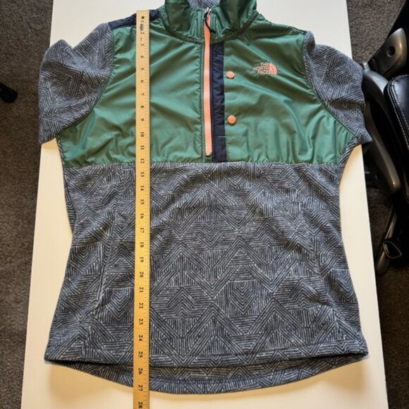 The North Face 1/4 Zip Denali Fleece Long Sleeve Pullover Women’s size Large - Picture 13 of 13